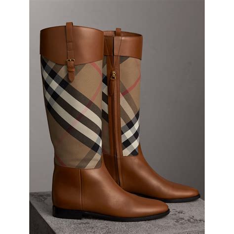 burberry house check boots|Burberry house check sneakers.